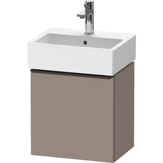 Duravit D-Neo wastafelonderkast 43.4x44x32.2cm Rechtsdraaiend 1 deur Basalt Mat