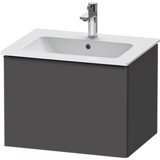 Duravit D-Neo wastafelonderkast 61x44x46.2cm 1 lade Grafiet Mat