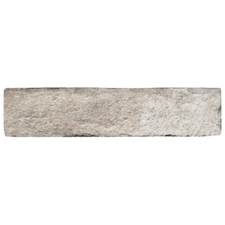 Kerabo wand- en vloertegel - 6x25cm - 10mm - Rechthoek - Betonlook - Creme mat