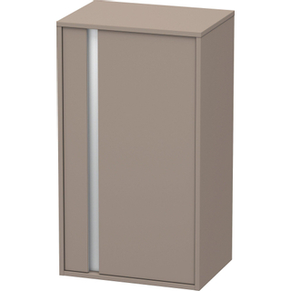 Duravit Ketho badkamerkast 50x36x88cm 1 deur Standaard greep Basalt