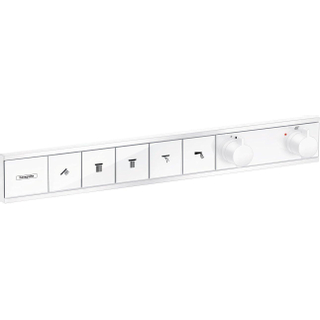 Hansgrohe RainSelect afbouwdeel voor inbouw douchekraan thermostatisch voor 5 functies 66.9x90cm mat wit