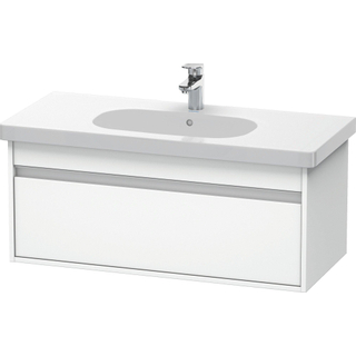 Duravit Ketho Wastafelonderkast 100x45.5x41cm 1 lade Standaard greep met softclose spaanplaat wit Mat