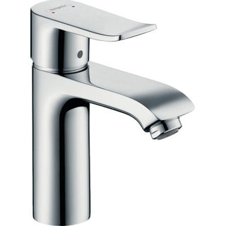 Hansgrohe Metris wastafelkraan met waste chroom