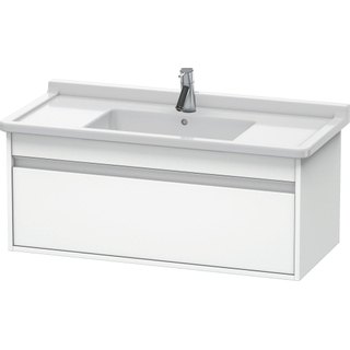 Duravit Ketho Wastafelonderkast 100x45.5x41cm 1 lade Standaard greep met softclose spaanplaat wit Mat