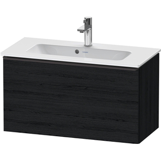 Duravit D-Neo wastafelonderkast 81x44x37.2cm 1 lade Eiken (zwart) Mat