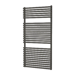 Plieger Florian Nxt M designradiator enkel horizontaal met middenaansluiting 1216x500mm 646W mat zwart