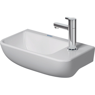 Duravit Starck Me fontein 1 kraangat rechts 40x22cm mat wit