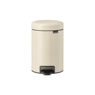 Brabantia NewIcon pedaalemmer 3 liter met kunststof binnenemmer Soft Beige