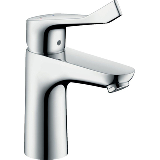 Hansgrohe Focus Care wastafelkraan met ComfortZone 100 met verlengde greep 12.1cm EcoSmart met waste chroom