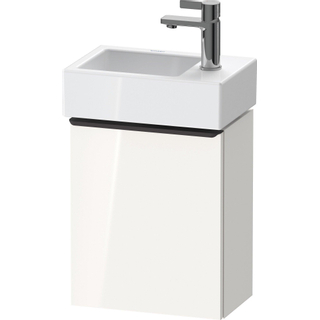 Duravit D-Neo wastafelonderkast 36.4x44x22.2cm Rechtsdraaiend 1 deur wit Hoogglans