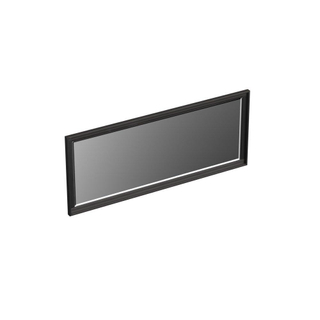 Forzalaqua Reno 2.0 spiegel 100x80cm Rechthoek zonder verlichting met frame Massief Eiken Black oiled