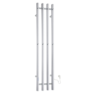 Smedbo Dry handdoekradiator Verticaal 150x30cm Chroom