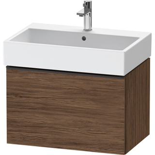 Duravit D-Neo wastafelonderkast 68.4x44x44.2cm 1 lade Noten (donker) Mat