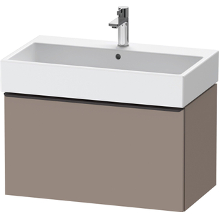 Duravit D-Neo wastafelonderkast 78.4x44x44.2cm 1 lade Basalt Mat