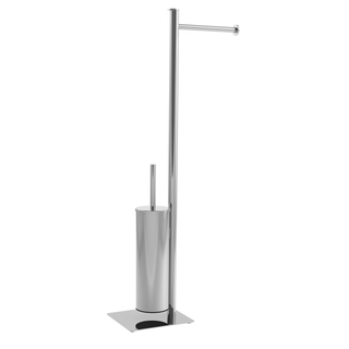 Allibert Coperblink toiletbutler 14x70cm Inox chroom