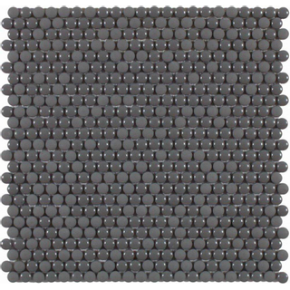 Dune Glass Mosaics Mozaiektegel 28.2x28.5cm Dots Grey 6mm Mat/glans Grijs