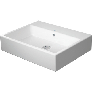 Duravit Vero Air (meubel) wastafel zonder kraangat met overloop 60x47cm met WonderGliss wit