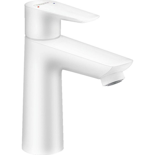 Hansgrohe Talis E wastafelkraan 110 met waste mat wit