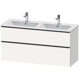 Duravit D-Neo wastafelonderkast 128x62.5x46.2cm 2 lades wit Mat