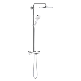 GROHE Rainshower SmartActive Regendoucheset Opbouw - hoofddouche 31cm - handdouche rond - moon white