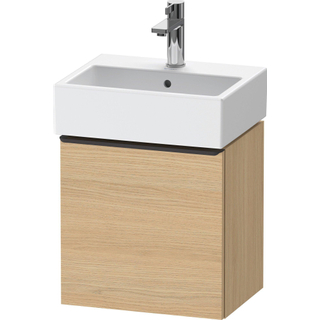 Duravit D-Neo wastafelonderkast 43.4x44x32.2cm Linksdraaiend 1 deur Natuur eiken Mat