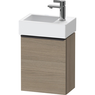 Duravit D-Neo wastafelonderkast 36.4x44x22.2cm Linksdraaiend 1 deur Eiken (terra) Mat