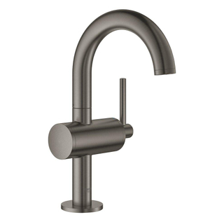 GROHE Atrio Wastafelkraan Opbouw - uitloop 12.5cm - M-size - push open - brushed hard graphite