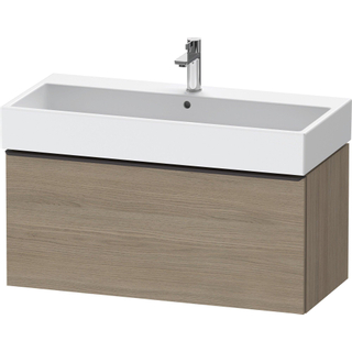 Duravit D-Neo wastafelonderkast 98.4x44x44.2cm 1 lade Eiken (terra) Mat