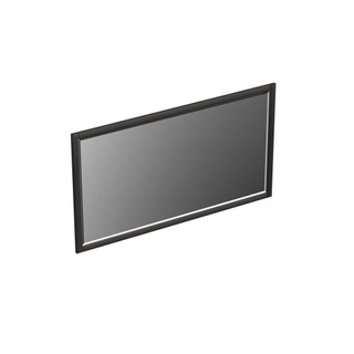 Forzalaqua Gela 2.0 spiegel 140x80cm Rechthoek zonder verlichting met frame Massief Eiken Black oiled