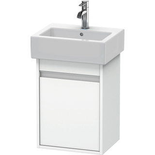 Duravit Ketho Wastafelonderkast 40x32x55cm Standaard greep spaanplaat wit Mat