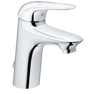 GROHE Eurostyle New waterbesparendes wastafelkraan M size met ketting met gesloten greep chroom