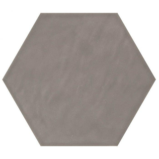 Cifre Ceramica wandtegel - 17.5x17.5cm - 9mm - Zeshoek - Grijs glans