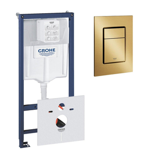 GROHE Rapid SL inbouwreservoir inclusief GROHE Skate cosmopolitan bedieningsplaat Geborsteld Cool Sunrise