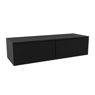 MONDIAZ ALAN MODULE SMALL Wastafelonderkast - 120x41x30cm - 2 lades - push to open - MDF - Urban mat