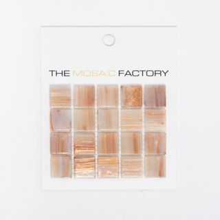 SAMPLE The Mosaic Factory Amsterdam mozaïektegel 2x2x0.4cm voor wand en vloer voor binnen en buiten vierkant Glas Roos