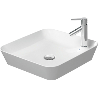 Duravit Cape cod opzetwastafel 46x46 cm. met 1 kraangat wit