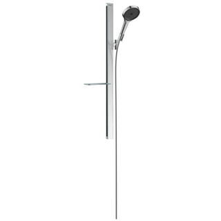 Hansgrohe Rainfinity glijstangset m. 130 3jet handdouche m. zeepschaal 90cm met doucheslang 160cm chroom