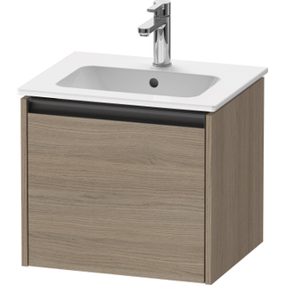 Duravit Ketho.2 wastafelonderkast 51x42x44cm geschikt voor 1 waskom Spaanplaat Eiken (terra) Mat