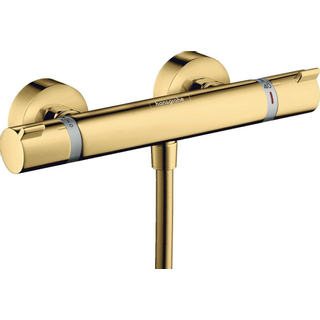 Hansgrohe Ecostat Comfort douchekraan thermostatisch met koppelingen polished gold