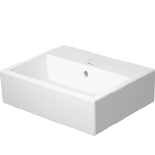 Duravit Vero Air (meubel) fontein zonder kraangat met overloop 45x35cm wit