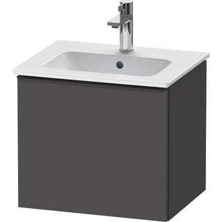 Duravit D-Neo wastafelonderkast 51x44x40.2cm 1 lade Grafiet Mat