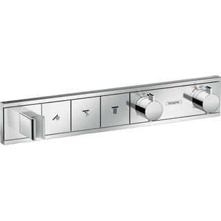 Hansgrohe RainSelect afbouwdeel voor inbouw douchekraan thermostatisch voor 3 functies met handdouchehouder 52.7x90cm chroom