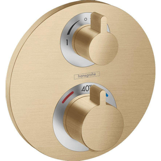 Hansgrohe Ecostat s thermostaat afdekset voor 2 funct brushed bronze