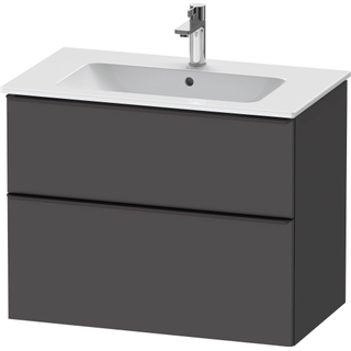 Duravit D-Neo wastafelonderkast 81x62.5x46.2cm 1 lade Grafiet Mat