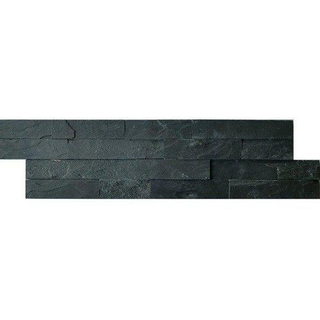 SAMPLE Kerabo Wandtegel Schiste flatface stonepanel antraciet slate Natuursteenlook Breukruw Antraciet