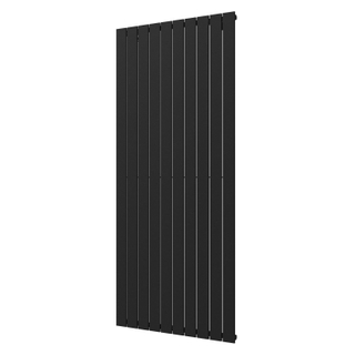 Plieger Cavallino Retto designradiator verticaal enkel middenaansluiting 1800x754mm 1506W donkergrijs structuur