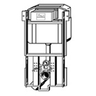 Viega Steptec WC module met Visign 2H UP inbouwreservoir 113cm frontbediening