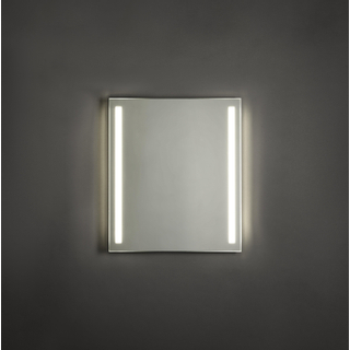 Adema Squared badkamerspiegel 60x70cm met verlichting links en rechts LED met spiegelverwarming en sensor schakelaar tijdelijk SHOWROOMMODEL