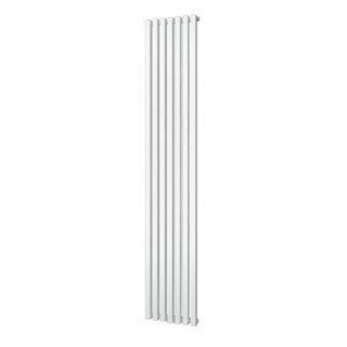 Plieger Siena designradiator verticaal enkel 1800x318mm 766W wit structuur