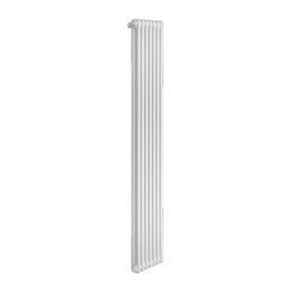 Plieger Florence designradiator verticaal 1800x322mm 903W zilver metallic